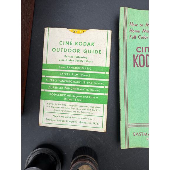 Antique 1929 Cine-Kodak Model B-B 16mm Movie Camera Red Brown in Case - Picture 4 of 10